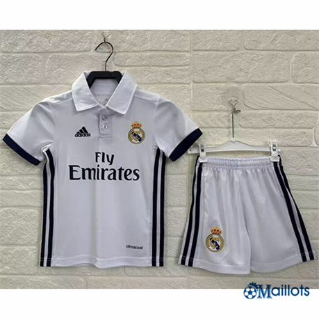 Grossiste Maillot foot Rétro Real Madrid Enfant Domicile 1996-17