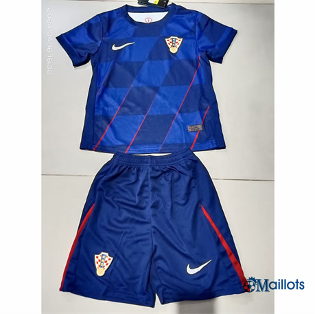Grossiste Maillot football Croatie Enfant Exterieur 2024-2025