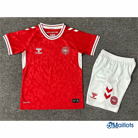 Grossiste Maillot football Danemark Enfant Domicile 2024-2025