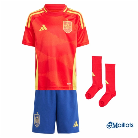 Grossiste Maillot football Espagne Enfant Domicile 2024-2025