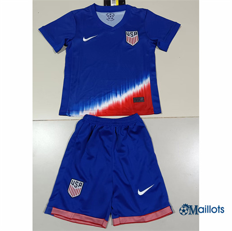 Grossiste Maillot football Etats-Unis Enfant Exterieur 2024-2025