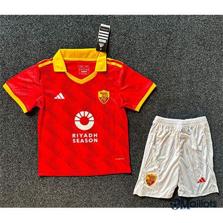 Grossiste Maillot foot AS Roma Enfant Domicile 2024-2025