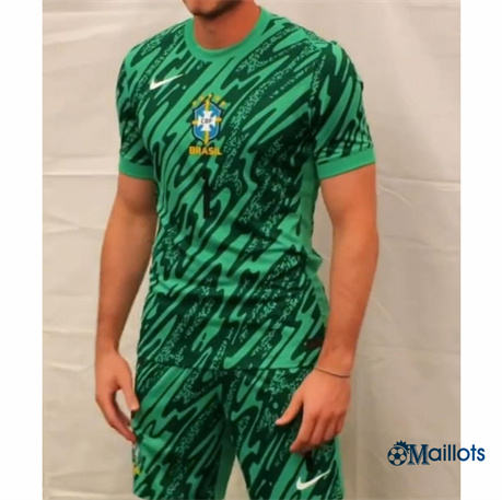 Grossiste Maillot foot Brésil Training Vert 2024-2025
