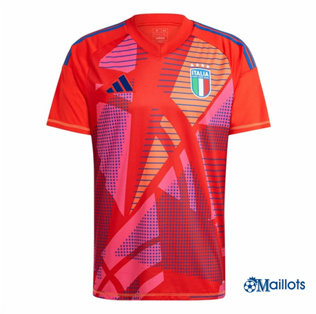 Grossiste Maillot football Italie orange 2024-2025