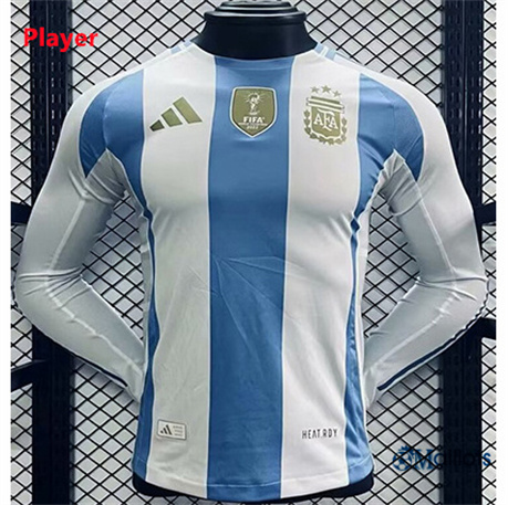 Grossiste Maillot foot Argentine Player Domicile Manche Longue 2024-2025