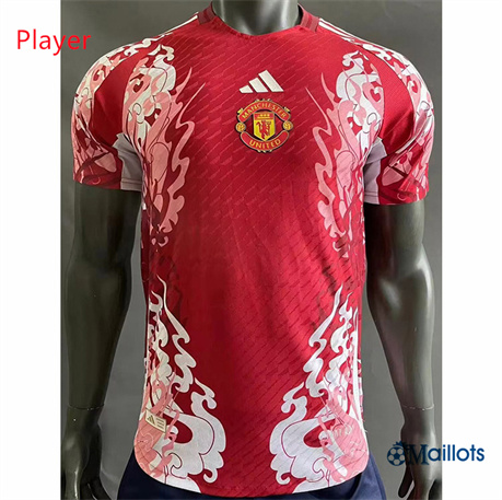 Grossiste Maillot football Manchester United Player édition spéciale rouge 2024-2025
