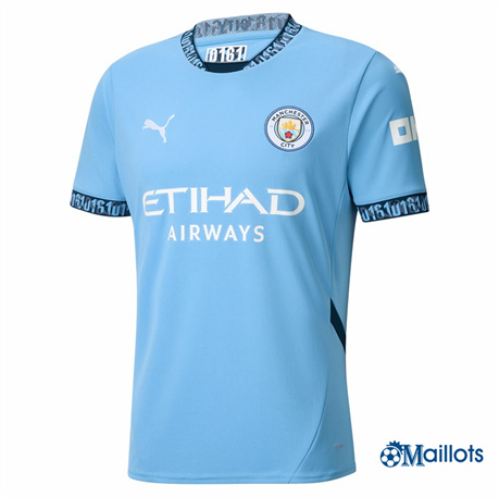 Grossiste Maillot football Manchester City Domicile 2024-2025