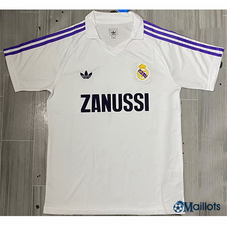 Grossiste Maillot football Rétro Real Madrid Domicile 1984-85