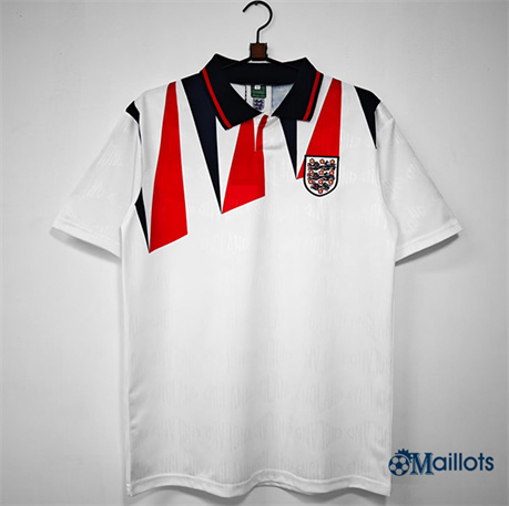 Grossiste Maillot football Rétro Angleterre Domicile 1992