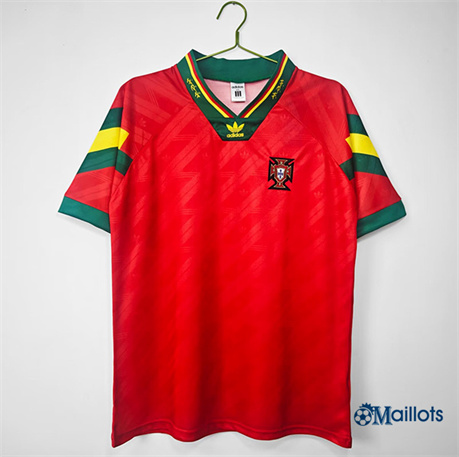 Grossiste Maillot foot Rétro Portugal Domicile 1992-94