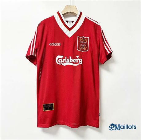 Grossiste Maillot football Rétro FC Liverpool Domicile 1995-96