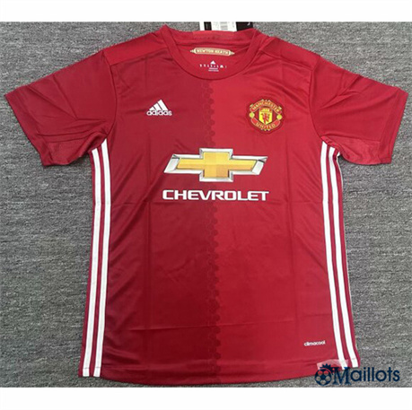 Grossiste Maillot football Rétro Manchester United Domicile 2016-17