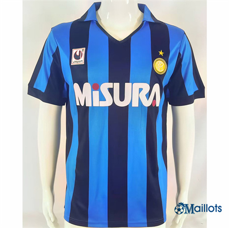 Grossiste Maillot foot Rétro Inter Milan Domicile 1990-91