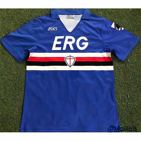 Grossiste Maillot football Rétro Sampdoria Domicile 1990-91