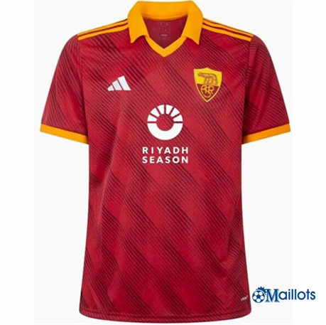 Grossiste Maillot football AS Roma rouge 2024-2025