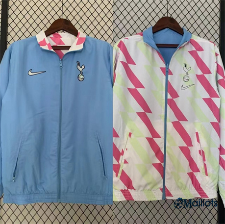 Grossiste Veste Réversible Coupe vent Tottenham Hotspur bleu 2024-2025