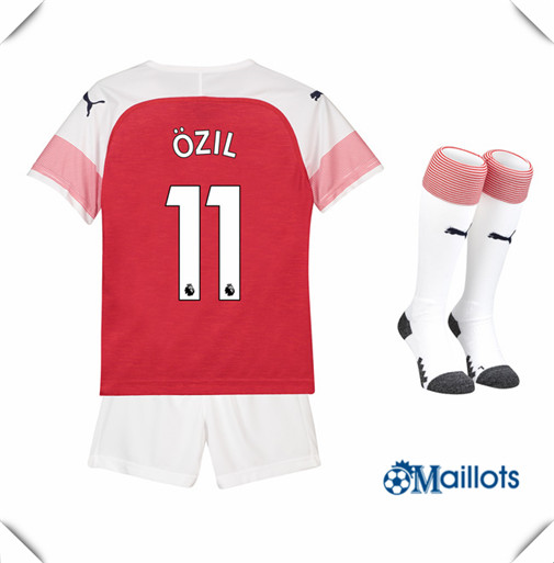 Maillot foot Enfant Arsenal Domicile 11 ozil 2018