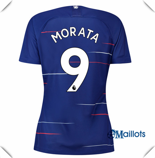 Maillot Femme Chelsea football Domicile 9 Morata 2018