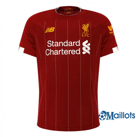 Maillot football FC Liverpool Domicile Rouge 2019/2020