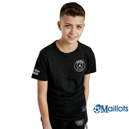Maillot football PSG Jordan Junior training Logo Noir