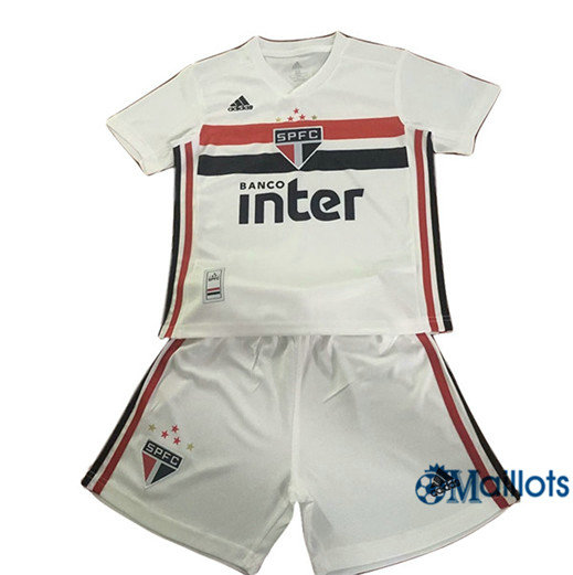 Maillot football Sao Paulo Enfant Domicile Blanc 2019/2020