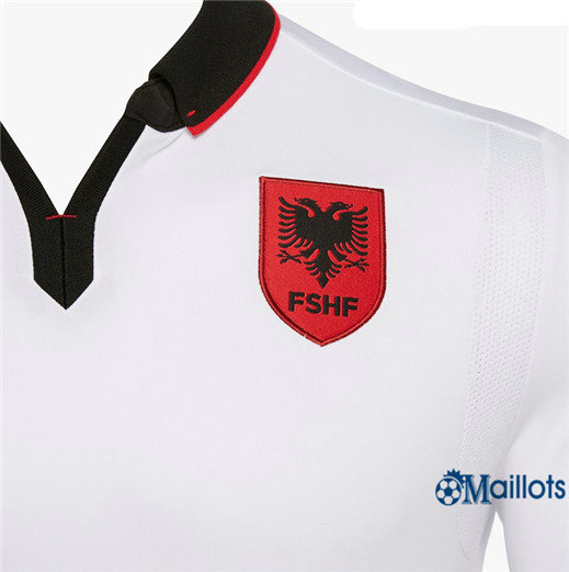 Grossiste Maillot de football Albanie Exterieur Blanc 2019/2020 pas cher