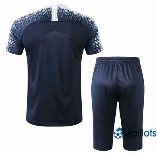 Grossiste Maillot de football France Entraînement Bleu Marine Strike Drill 2018/2019 pas cher