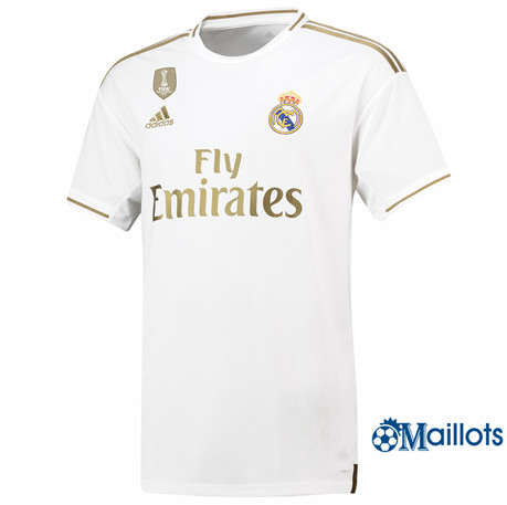 Maillot foot Real Madrid Domicile fans Blanc 2019 2020