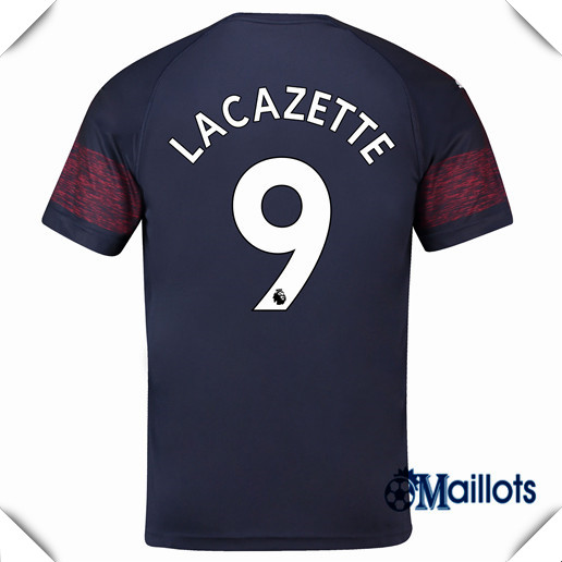 Maillot foot Arsenal Extérieur 9 Lacazette 2018