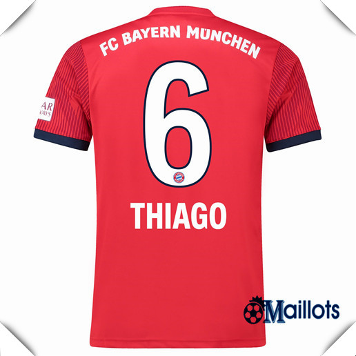 Maillot foot Bayern Munich Domicile 6 Thiago 2018