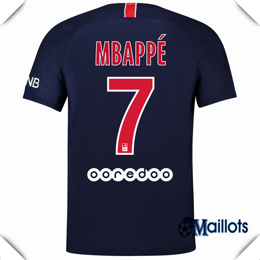 Maillot foot PGS Domicile 7 Mbappé 2018