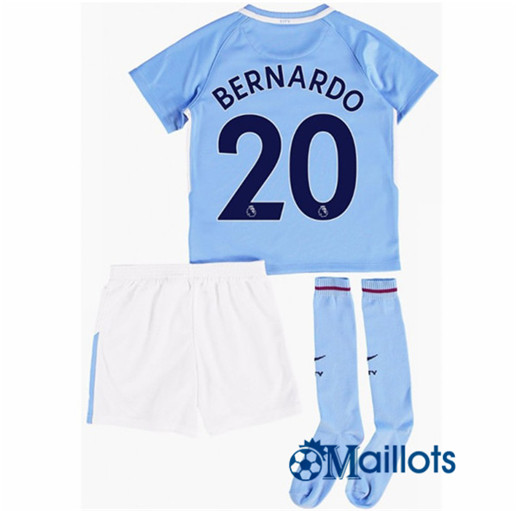 Ensemble foot Manchester City Enfant Domicile BERNARDO SILVA 2017 2018