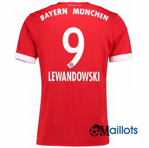 Maillot Bayern Munich Domicile LEWANDOWSKI 2017 2018