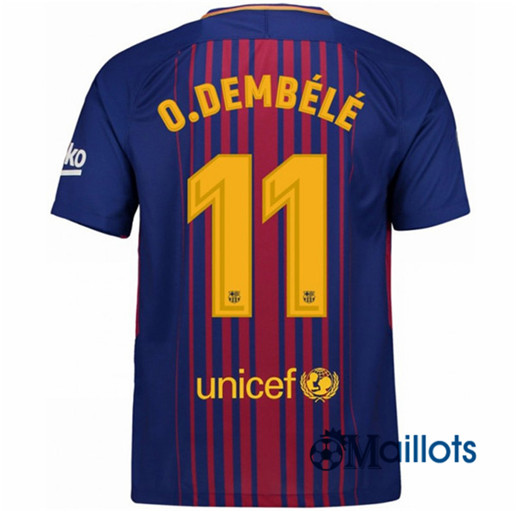 Maillot FC Barcelone Domicile DEMBeLe 2017 2018