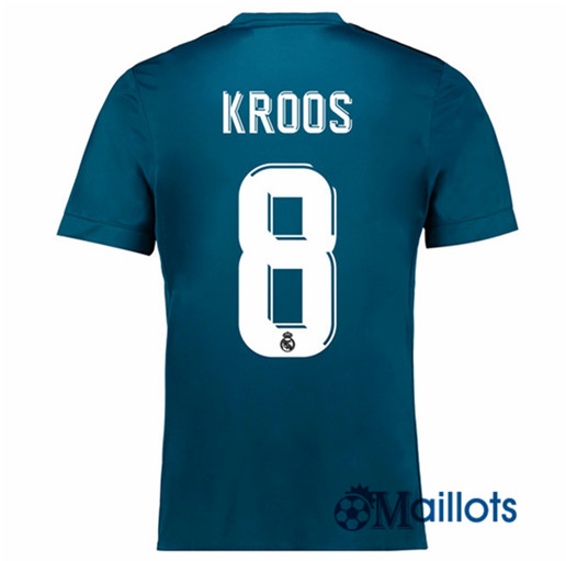 Maillot Real Madrid Third Kroos 8 2017 2018