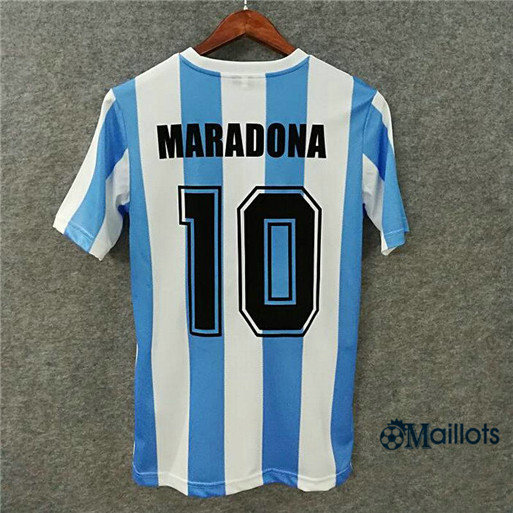 Maillot Rétro foot Argentina Domicile (10 Maradona) 1978