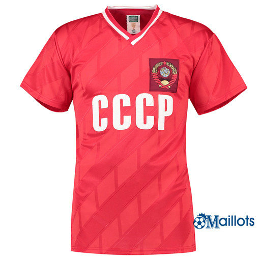 Les Maillot foot Rétro Soviet CCCP Domicile 1986 pas cher