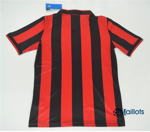 Thaïlande Maillot sport Vintage Milan AC Domicile 1991-1992 pas cher