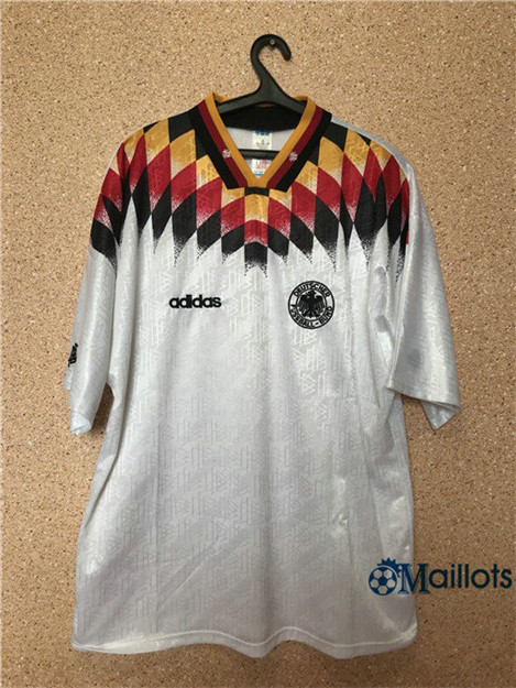 Maillot sport Vintage Allemagne Domicile Blanc 1994