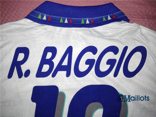 Thaïlande Maillot sport Vintage Italie Exterieur (10 Baggio) 1994 pas cher