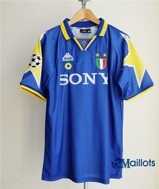Maillot sport Vintage Champions League Juventus Exterieur Bleu 1995-96