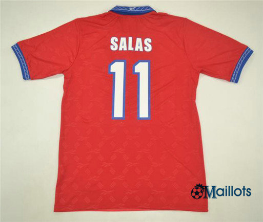 Maillot Rétro foot Chili Domicile (11 Salas) 1996-98