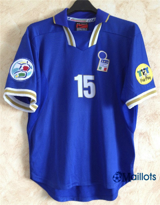 Thaïlande Maillot Rétro foot Italie Domicile (15 Angelo Di Livio) 1996 pas cher