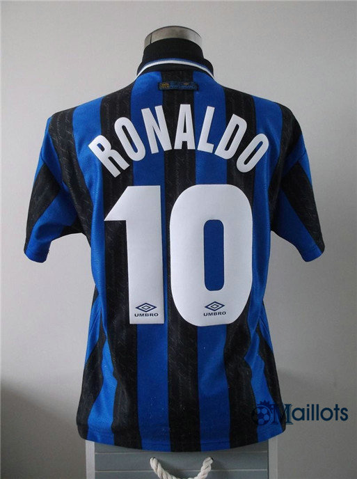 Maillot Rétro football Inter Milan Domicile (10 RONALDO) 1997-98