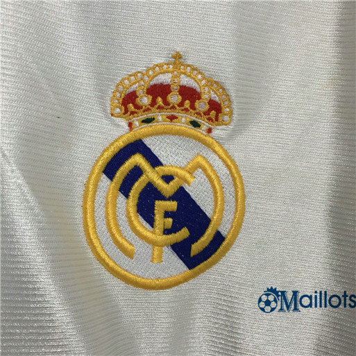 Personnaliser Maillot foot Vintage fc Champions League Real Madrid Domicile 1998/1999/2000 pas cher