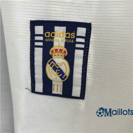 Offert Maillot Vintage foot Champions League Real Madrid Domicile 1998/1999/2000 pas cher