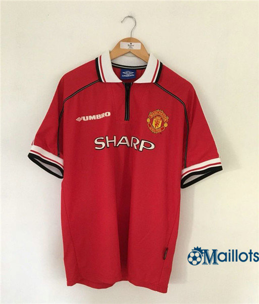 Maillot sport Vintage Manchester united Domicile 1998-00
