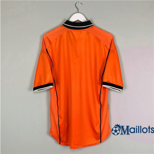 Thaïlande Maillot sport Vintage Pays Bas Domicile (orange) 1998-1999-2000 pas cher
