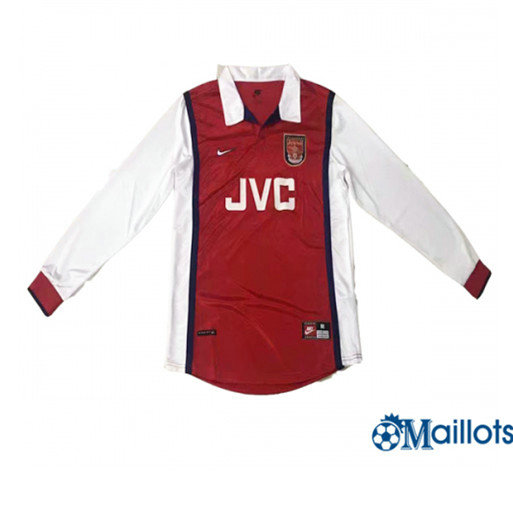 Thaïlande Maillot sport Vintage Arsenal Manche Longue Domicile 1998-1999 pas cher