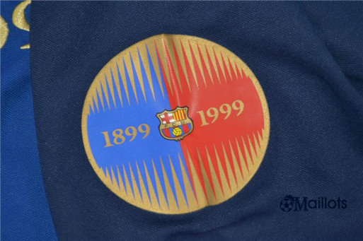 Thaïlande Maillot foot Vintage fc Barcelone Domicile 1998/1999 pas cher